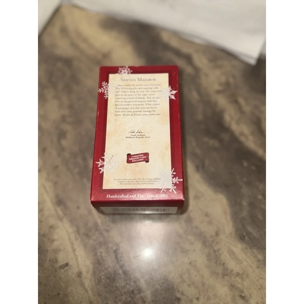 2002 Hallmark‎ Santa's Mailbox Keepsake Ornament